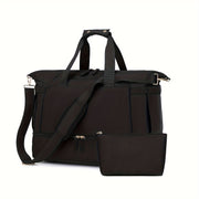 Women's Travel Duffel Bag, Sports Gym Yoga Duffel Bag Weekender Overnight Totes Bag