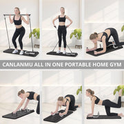 6 in 1 Multi-Purpose Foldable Pilates Reformer Board Set With Timer Pilates Equipment for Home
