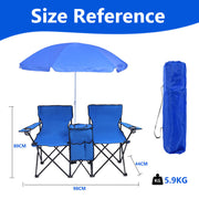 Waterproof Oxford Low Mini Foldable Beach Chair Detachable Beach Umbrella With Cup Holder
